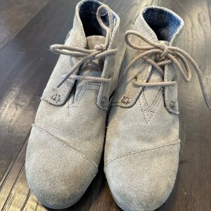 Kids TOMS Wedge Bootie